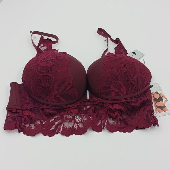 MARILIN MONROE 34B/SMALL PUSH UP BRA AND TANGA SET - Picture 11 of 15